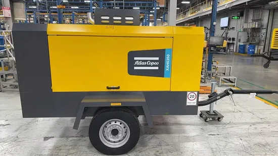 Atlas Copco XAVS500 Portable Diesel Screw Air Compressor 14bar 200psi 504cfm for Mining/Construction Sites